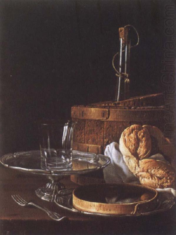 Still-Life with a Box of Sweets and Bread Twists, Melendez, Luis Eugenio